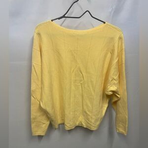 Vila Milano Yellow Dolman Sleeve Sweater